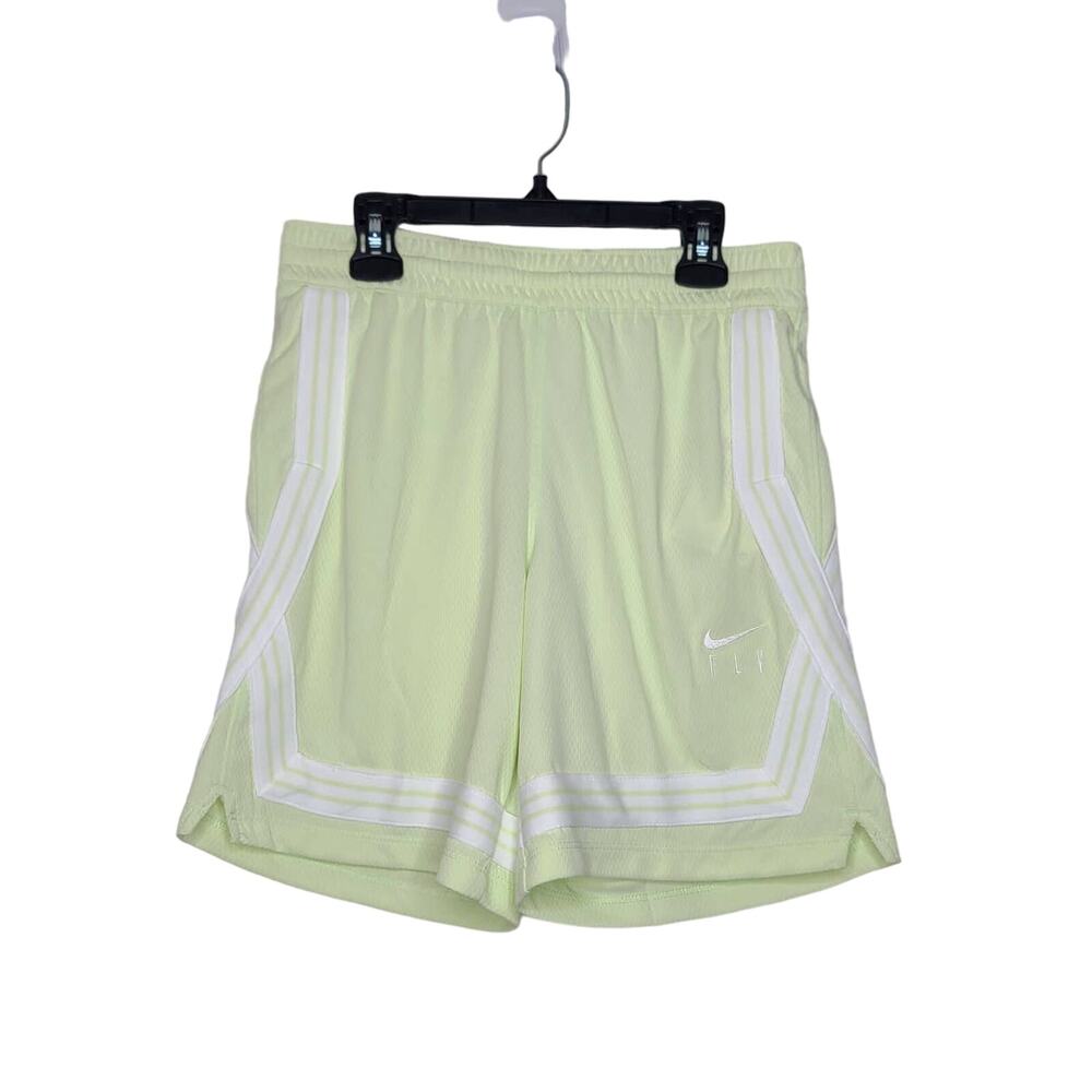 NWT Nike Dri-fit yellow green athletic basketball shorts - large